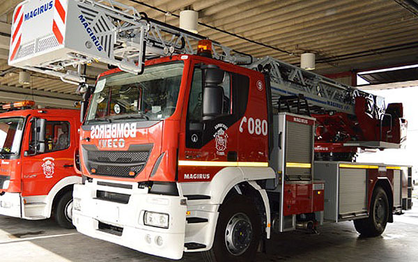 Los Bomberos de Ferrol cuentan con un nuevo auto-escalera