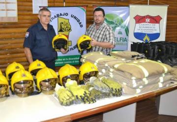 Bomberos Voluntarios de Filadelfia reciben equipos de protección personal