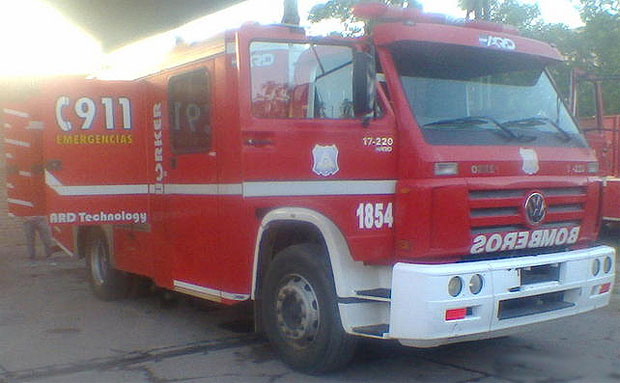 Bomberos de la Policia de San Rafael recuperó una autobomba