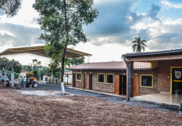 Inauguración del cuartel Primera Compañía de Caazapá