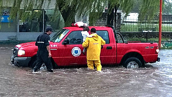 Bomberos Voluntarios de Pringles tuvieron más de 400 servicios en un dia