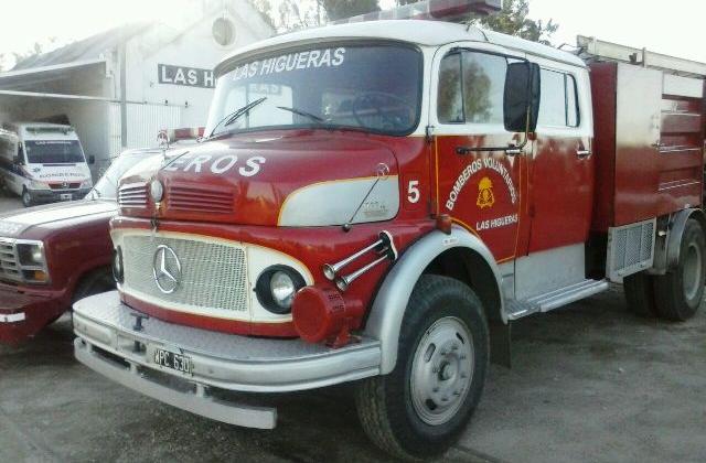 Bomberos Voluntarios de Las Higueras presento una nueva autobomba