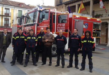 Un nuevo camión al parque de bomberos de El Burgo de Osma