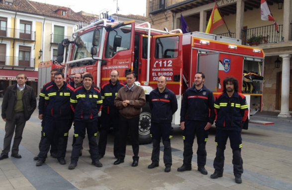 Un nuevo camión al parque de bomberos de El Burgo de Osma