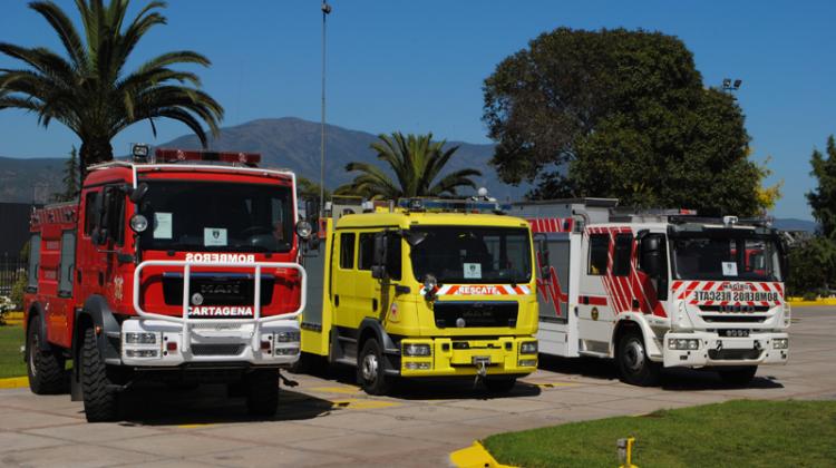Nuevas unidades para bomberos de Cartagena – Buin y Metropolitano Sur