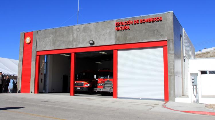 Inauguran estación de bomberos y Cruz Roja en Natura