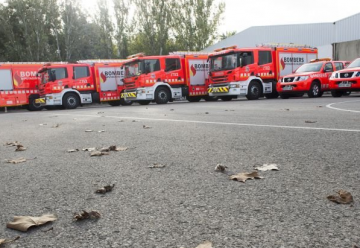 Bomberos de Valencia ha presentado parte de los nuevos vehículos.