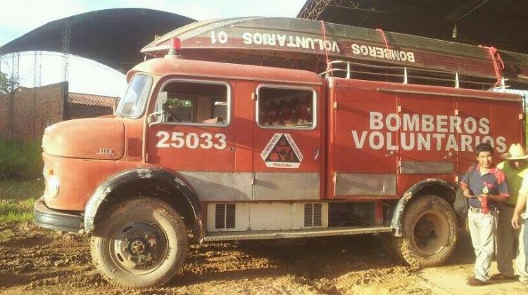 Bomberos Voluntarios de Trinidad se quedan sin carro cisterna