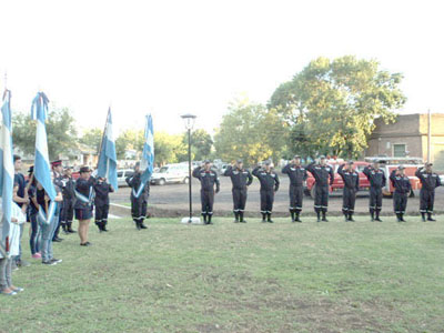 La comunidad de Comodoro Py inauguró el cuerpo de Bomberos Voluntarios