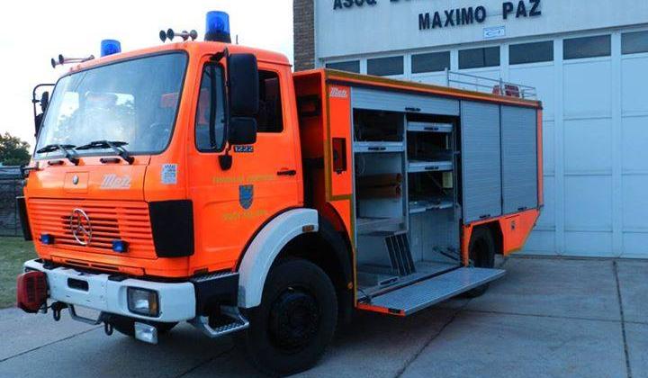 Bomberos de Maximo Paz incorporaron una nueva autobomba