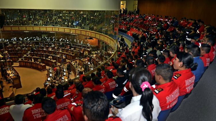 Bomberos se declaran en «duelo nacional» por artículo de la Ley Eléctrica