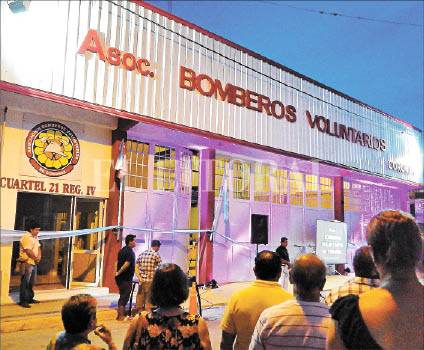 Inauguran el cuartel de Bomberos en Coronda