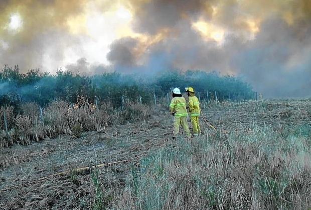 El fuego arrasó 70.000 hectáreas en Patagones