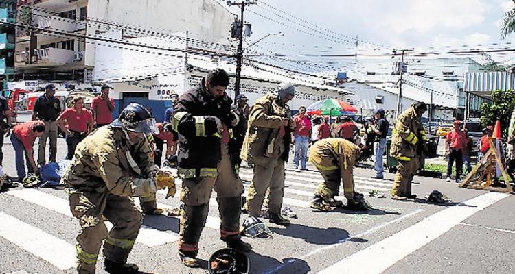 Competencia Nacional Bomberil en Panama