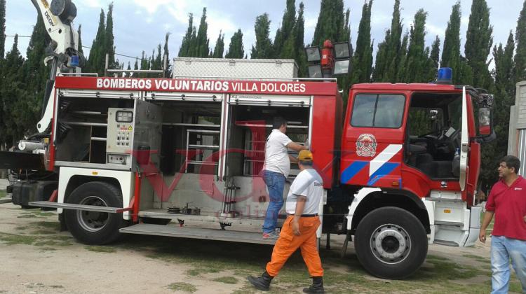 Bomberos Voluntarios de Villa Dolores presento nueva unidad de rescate