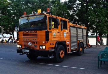 Donan carro hidrante a bomberos de Villa Hayes