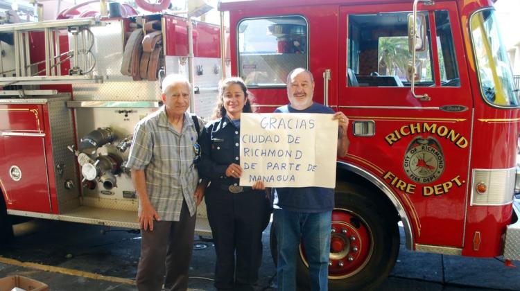 Bomberos de Richmond apoyan a colegas de Managua