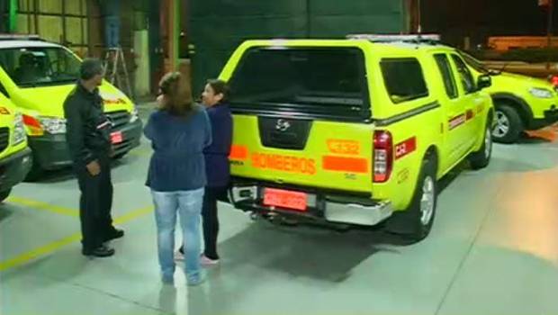 Desconocido intenta robar camioneta desde cuartel de Bomberos en Valparaíso