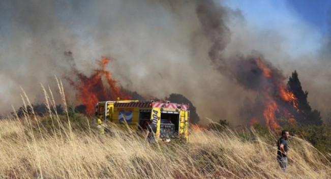 Un nuevo incendio forestal azotó a Bariloche