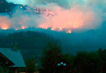 Incendios en Chubut: El Sistema Nacional de bomberos voluntarios en alerta