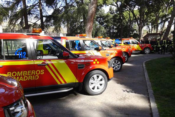 17 nuevos vehículos, un robot y una apiladora para el cuerpo de bomberos
