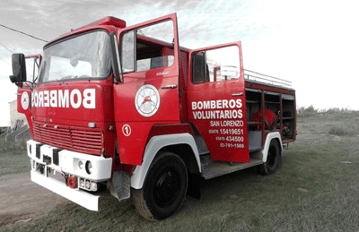 Bomberos Voluntarios de San Lorenzo recuperó una de sus autobombas