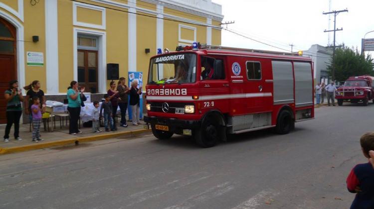 Nueva autobomba de los Bomberos Voluntarios de Baigorrita