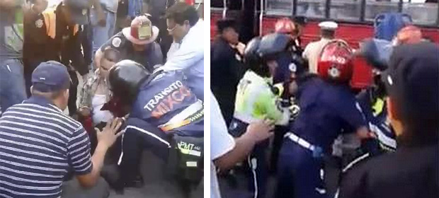 Bomberos municipales y voluntarios se enfrentan a golpes por atender a víctima de tiroteo