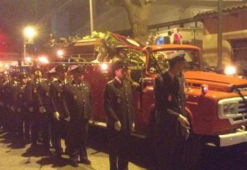 Valparaíso despide a superintendente de Bomberos de Olmué en multitudinario funeral