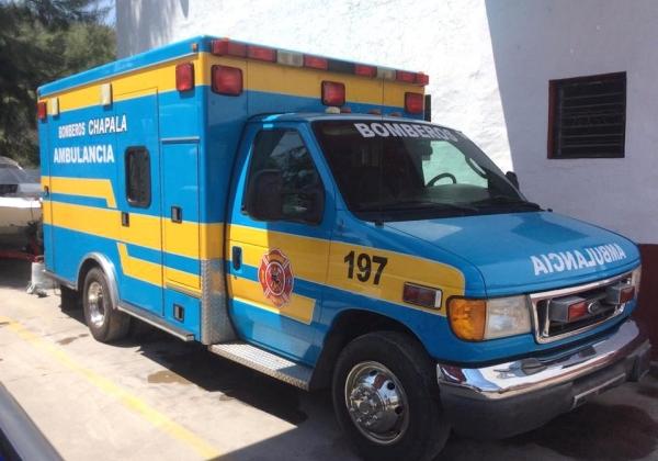 La Dirección de Bomberos de Chapala cuenta con una nueva ambulancia