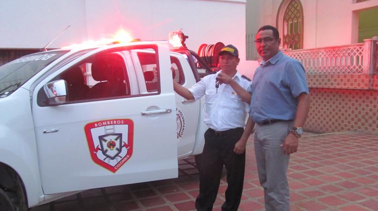 Nuevo vehículo para el cuerpo de bomberos voluntarios del Municipio de Sampués