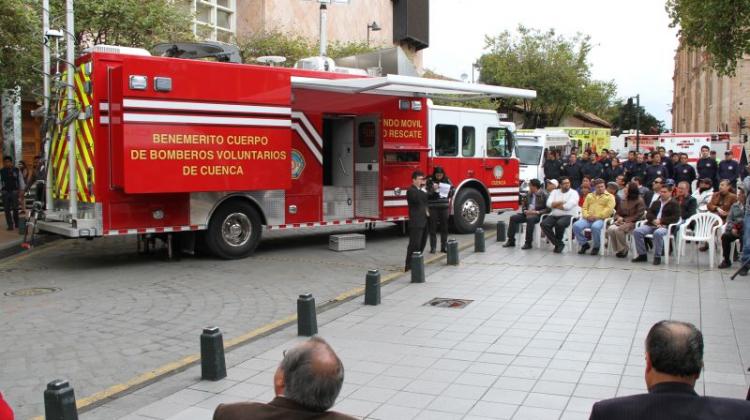 Cuenca tiene el primer vehículo comando móvil de Ecuador