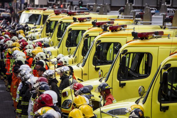 Bomberos de La Araucanía recibieron 15 nuevos carros