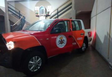 Entregaron unidad de trasladó rápido para incendio