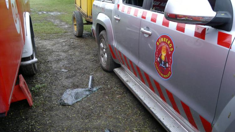 Roban equipamiento de los bomberos de Yerba Buena