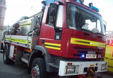 Arribó nueva unidad de apoyo del cuerpo de Bomberos de Valparaíso