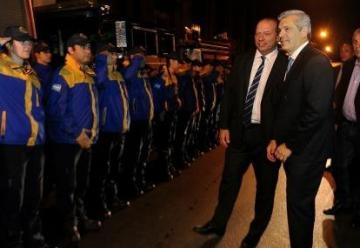 Julián Domínguez junto a Sergio Berni homenajearon a los Bomberos