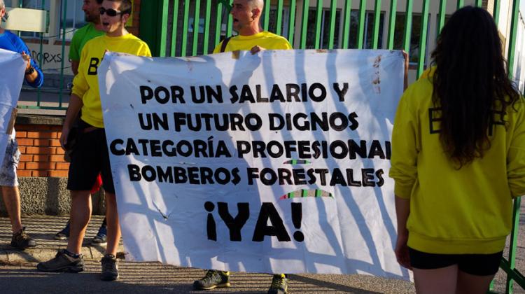 Los Bomberos Forestales hacen responsable al Gobierno de la situación actual