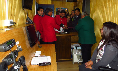 Cuerpo de Bomberos de Santa María inaugura nueva Central de Comunicaciones
