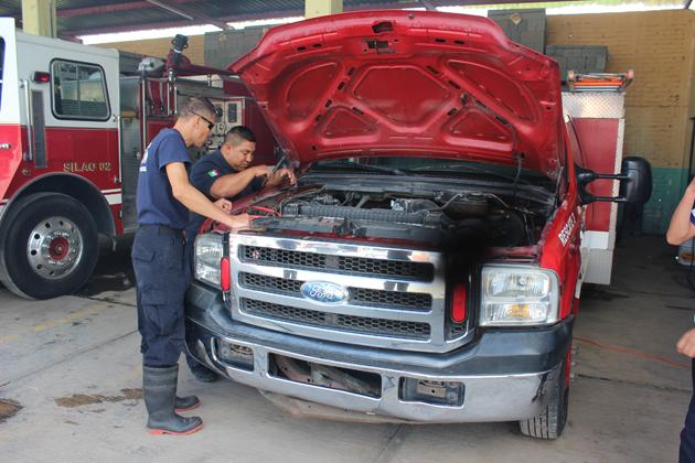 Roban batería a unidad de Bomberos