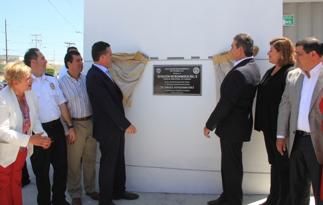 Inauguran estación de bomberos en El Florido