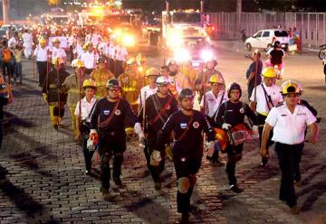 Celebran Día Nacional del Bombero en Nicaragua