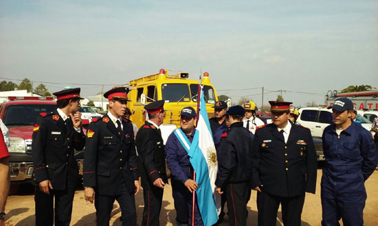 Inauguraron el Cuartel de Bomberos de 1ro de Mayo