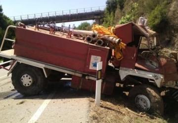 Herido un bombero que acudía a una falsa alarma