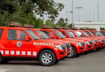 El Consorcio de Bomberos renueva su flota con diez nuevos todoterrenos