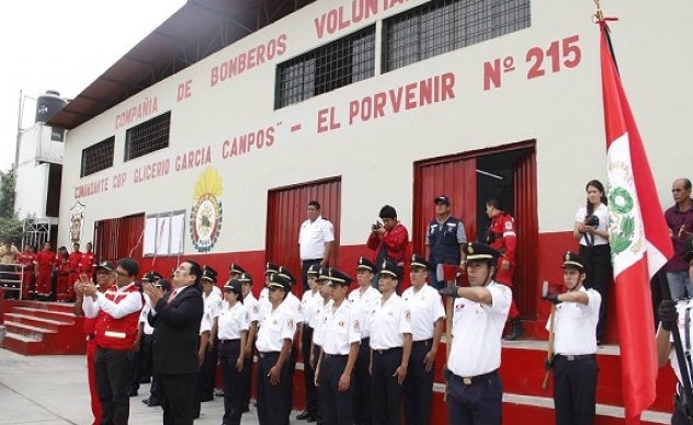 Nueva compañía de Bomberos en el distrito de El Porvenir