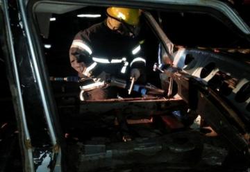 Bomberos realizó jornadas de rescate vehicular