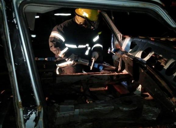 Bomberos realizó jornadas de rescate vehicular