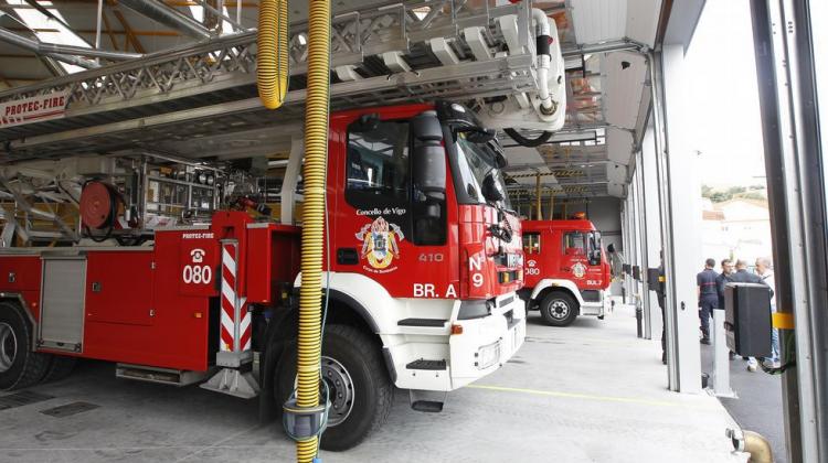 Mejoras del parque de bomberos de Teis