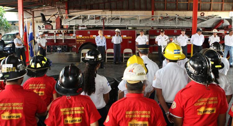 Bomberos de Managua celebran 79 años de servicio